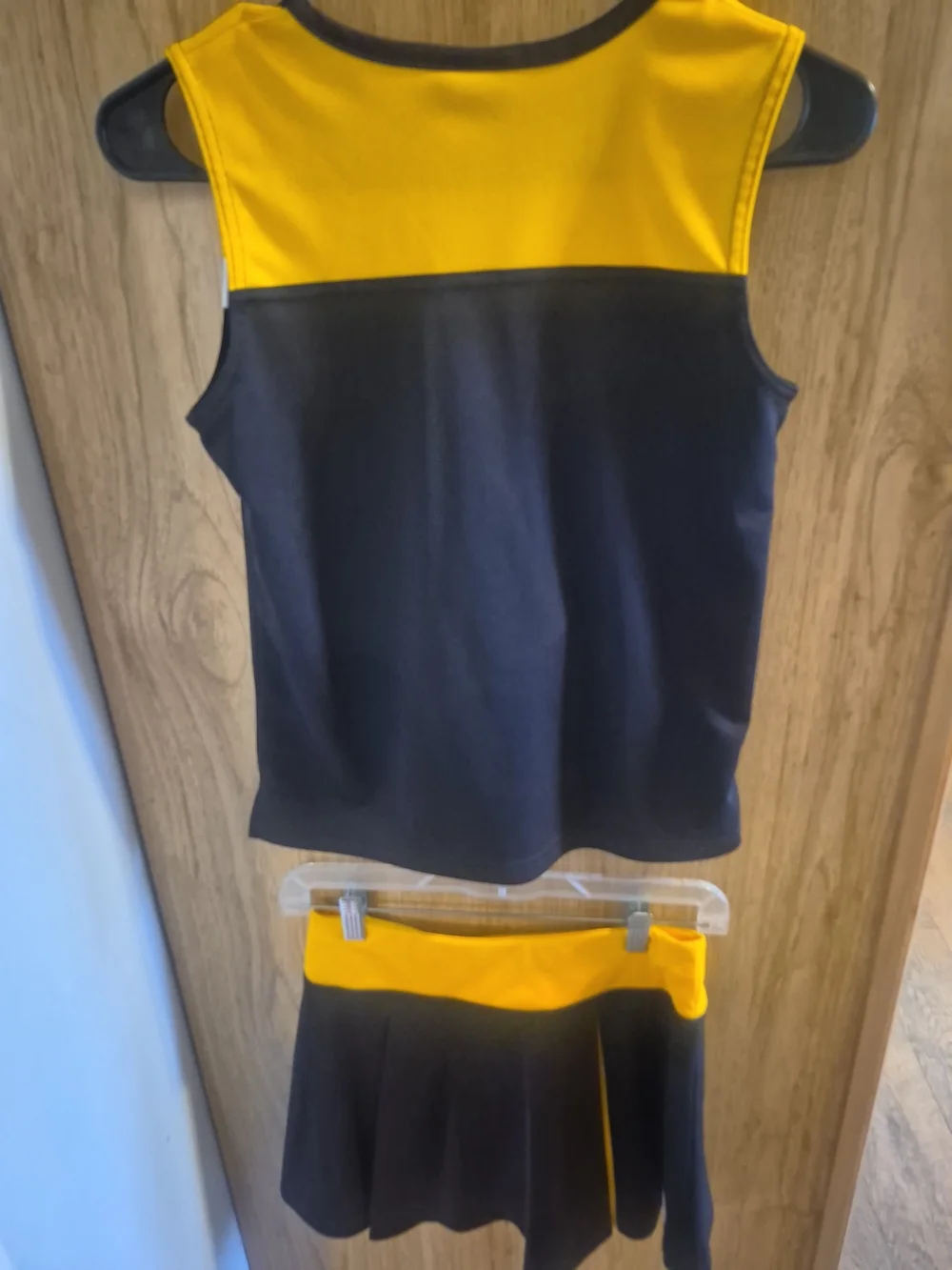 NFL Girls Cheer Top - Black, Gold & White